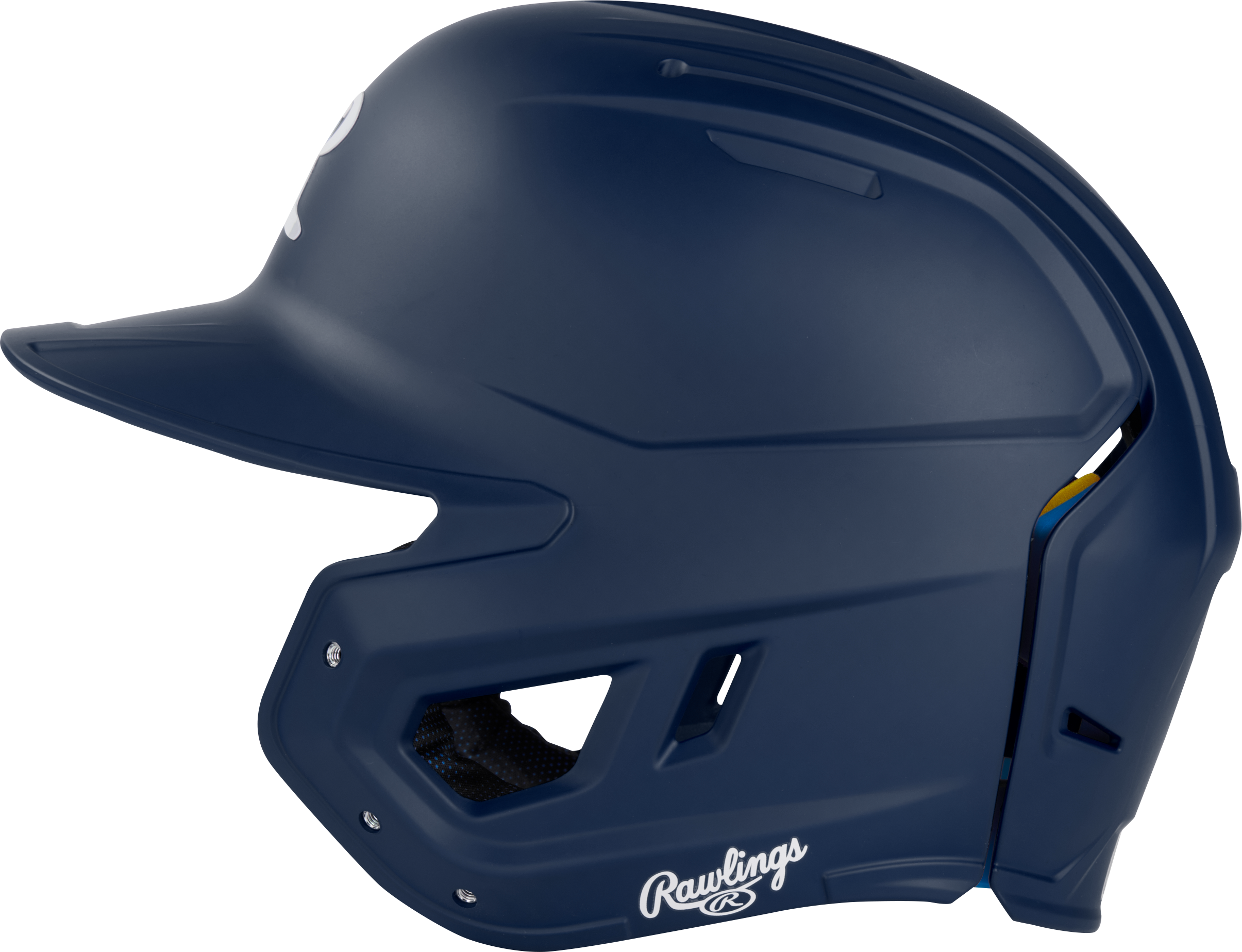 Rawlings Mach Fit Matte Osfm Batting Helmet - Navy