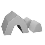 SoftScape Peaked Playspace Climber, 3-Piece Set - Smoke/Sterling