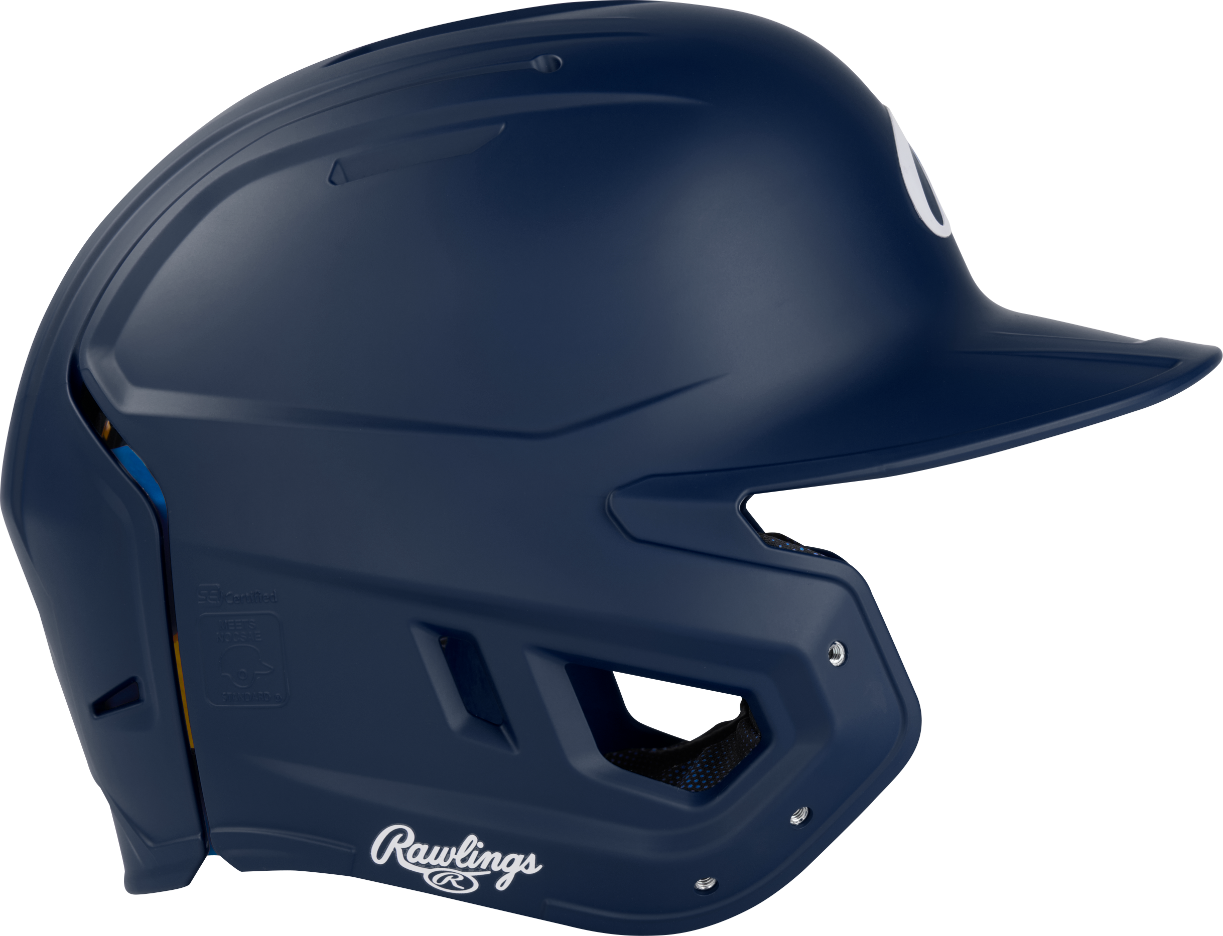 Rawlings Mach Fit Matte Osfm Batting Helmet - Navy