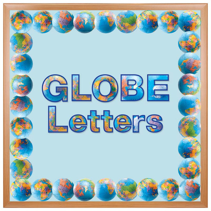 Globes Punch-Out Letters
