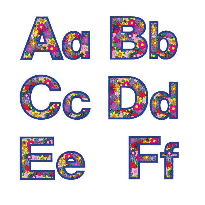 Flower Pots Punch-Out Letters