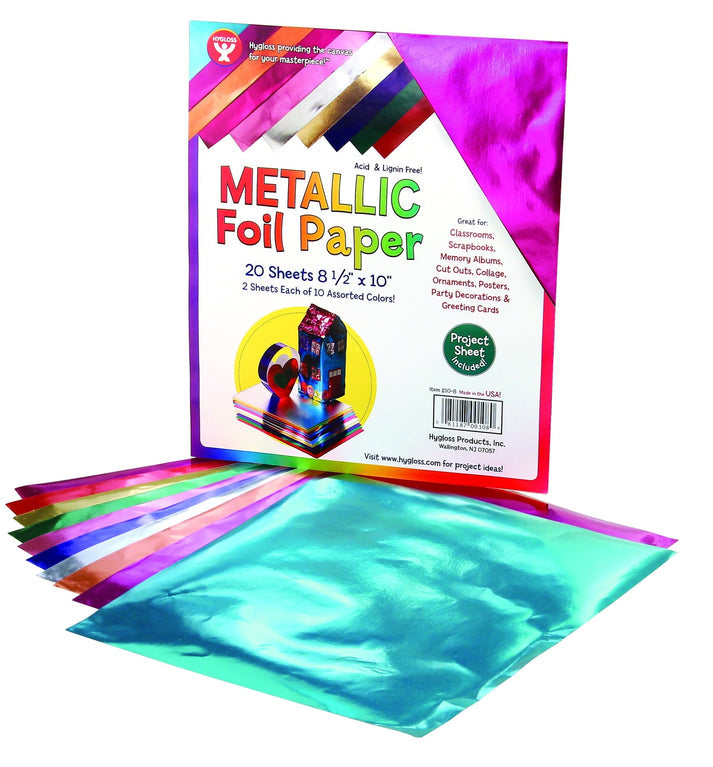 Metallic Paper - 100 Sheets 8.5"x11", Lt. Blue
