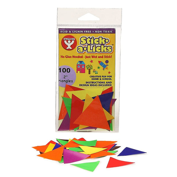Stick-A-Licks -300/ 1" Squares, Circles, Triangles
