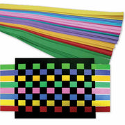 Weaving Strips - 100 Bright Strips in 8 Colors