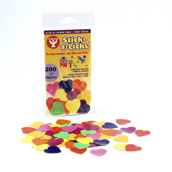 Stick-A-Licks -200/ 1" Hearts