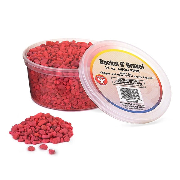 Bucket O' Gravel - 16oz. Neon Pink
