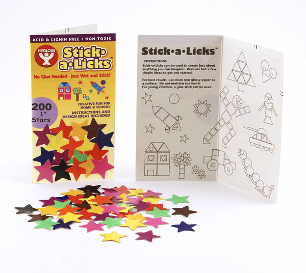 Stick-A-Licks - Economy Pack, 2000/ 1" Stars