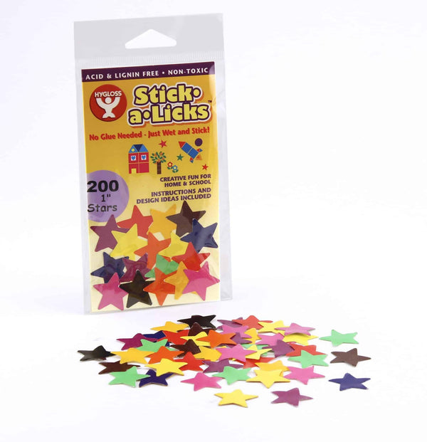 Stick-A-Licks - Economy Pack, 1000/ 2" Stars