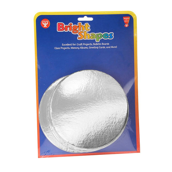Silver Mirror Board Circles - 25 ct., 5" Circles