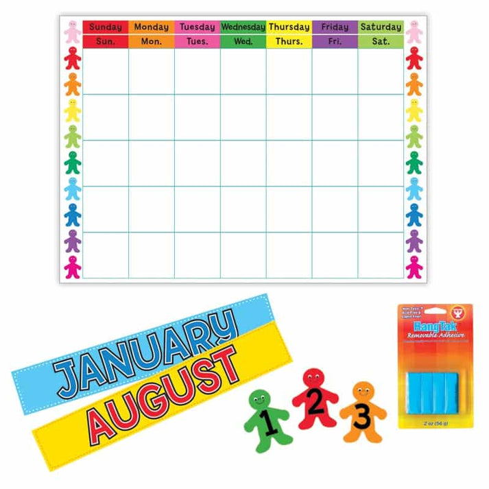 Calendar Kit - Rainbow People