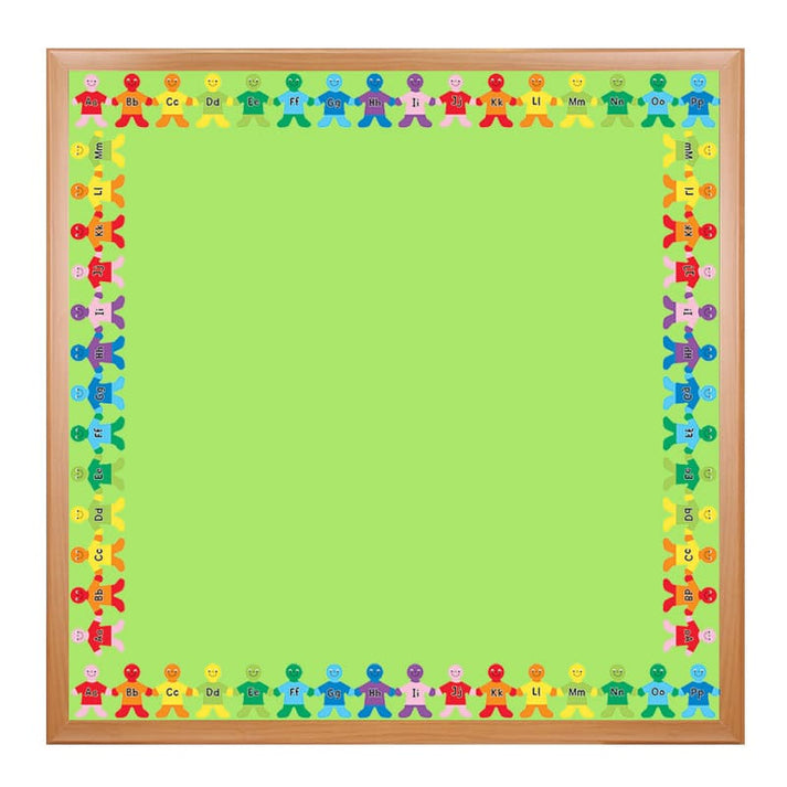 Border - 12 Strips Ea. 3"x36" - Alphabet Kids Upper & Lower Case Die-Cut