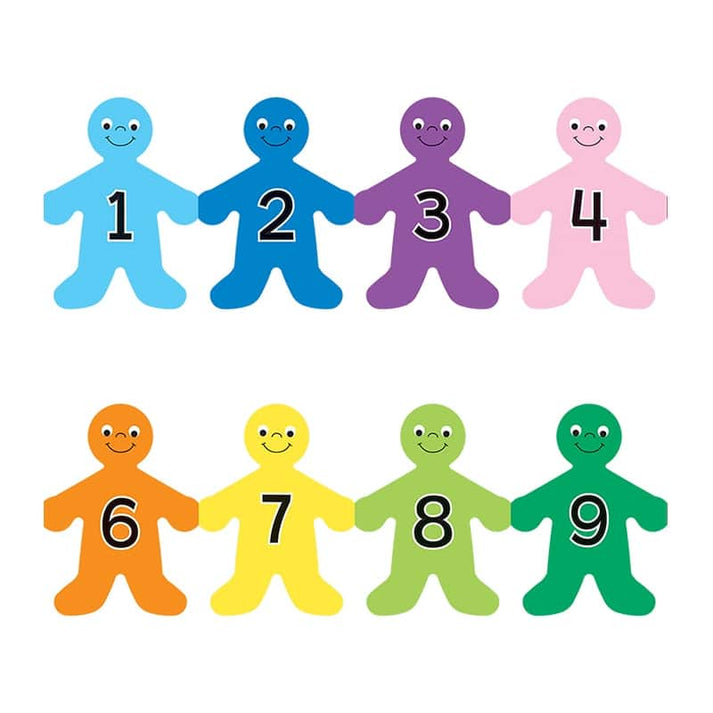 Border - 12 Strips Ea. 3"x36" - Number Kids Die-Cut