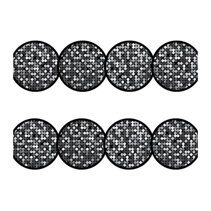 Border - 12 Strips Ea. 3"x36" - Bodacious Black Die-Cut