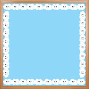 Border - 12 Strips Ea. 3"x36" - Happy Clouds Die-Cut
