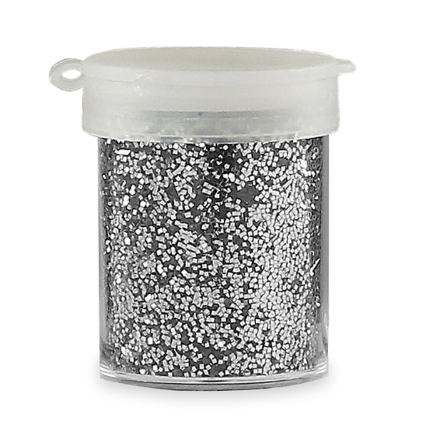 Glitter .75oz - Silver (Order in quantities of 12)