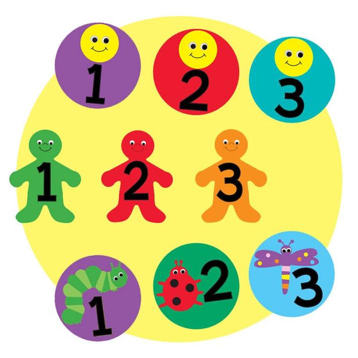 Calendar Days Cards - 31/pack - Smiley Face