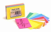 Flash/Index Cards, 2"x3", 500 cards, 10 Assorted Colors