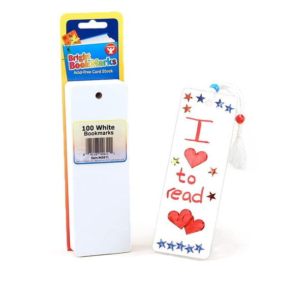 Bookmarks - 2" x 6" 100 count, Ultra White