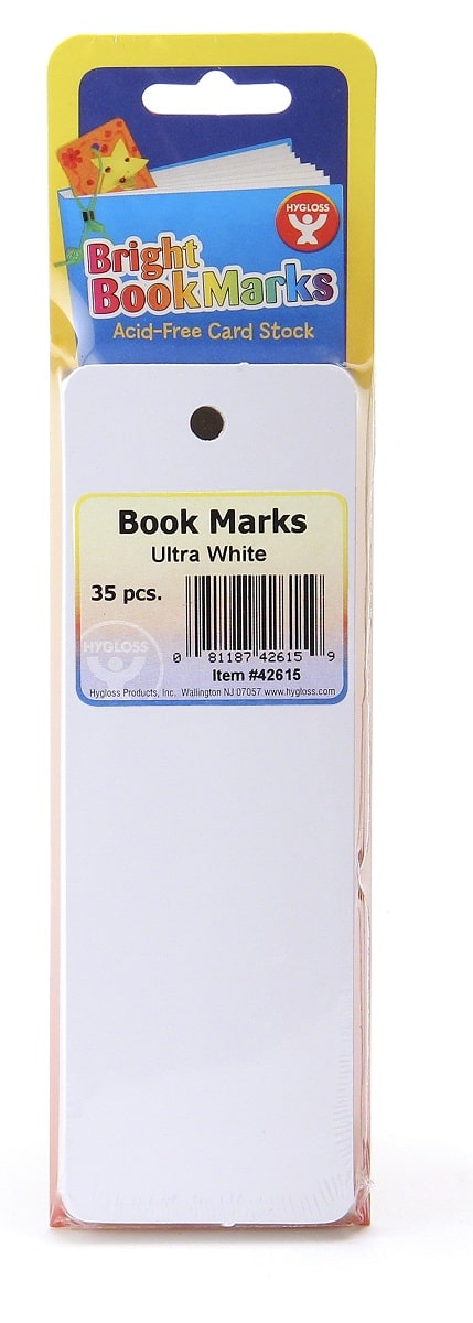 Bookmarks - 2" x 6" 100 count, Ultra White