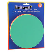 Behavior Cards 75, 3" - Circle Cards