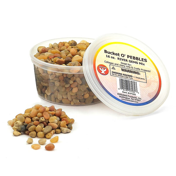 Bucket O' Pebbles - 16oz. White Frost