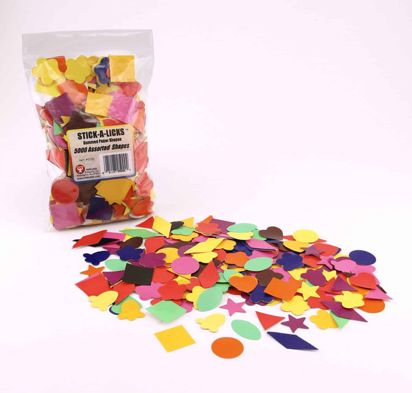 Stick-A-Licks - Jumbo Economy Pack, 5000/ Multi-mix Asst'd Shapes