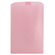 Paper Bags - Pinch Bottom, Pink, 100