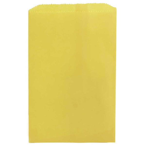 Paper Bags - Pinch Bottom Bag Yellow, 100
