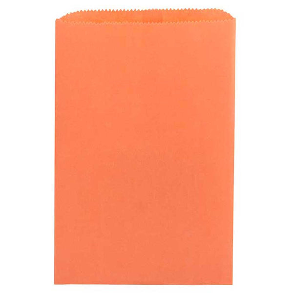 Pinch Bottom Bag 6"x9" - 100/pkg, Orange