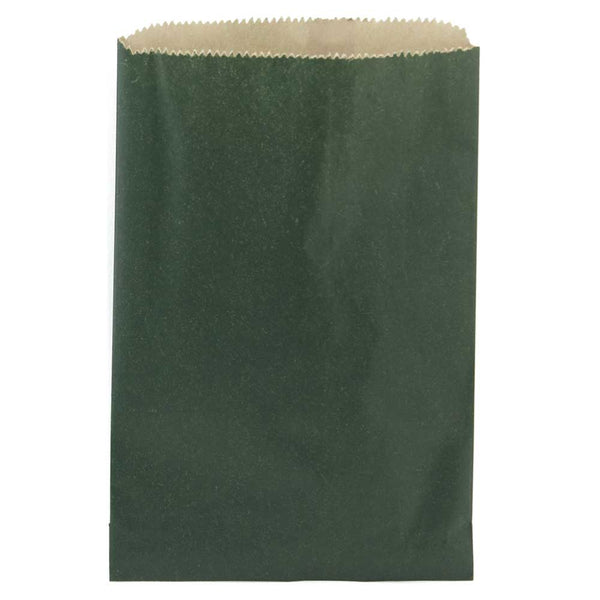 Paper Bags - Pinch Bottom Bag Dk. Green, 100