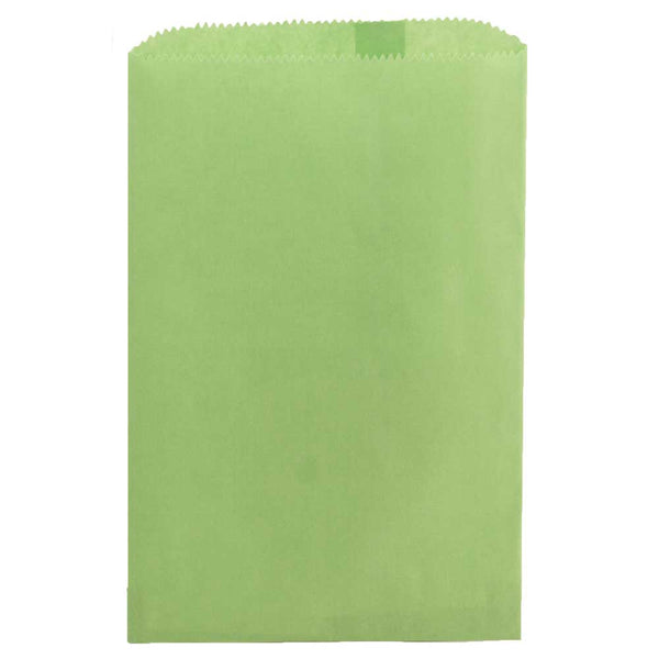 Pinch Bottom Bag 6"x9" - 100/pkg, Lime Green