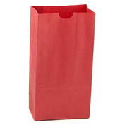 Paper Bags Size #6 - 100 per pkg, Red