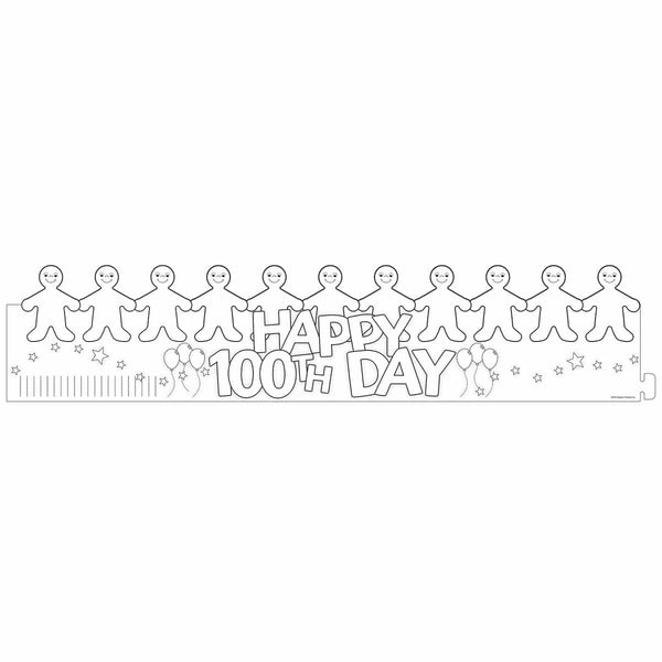 Crowns - 24 count - B&W 100th Day