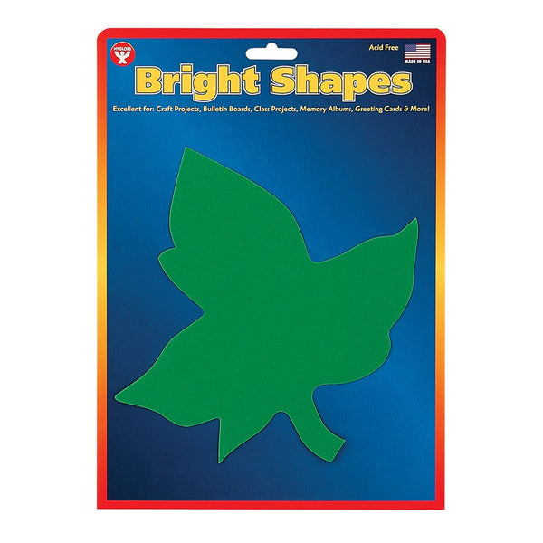 Bright Cutouts - 40 ct., 6" Leaf, Asst'd Colors