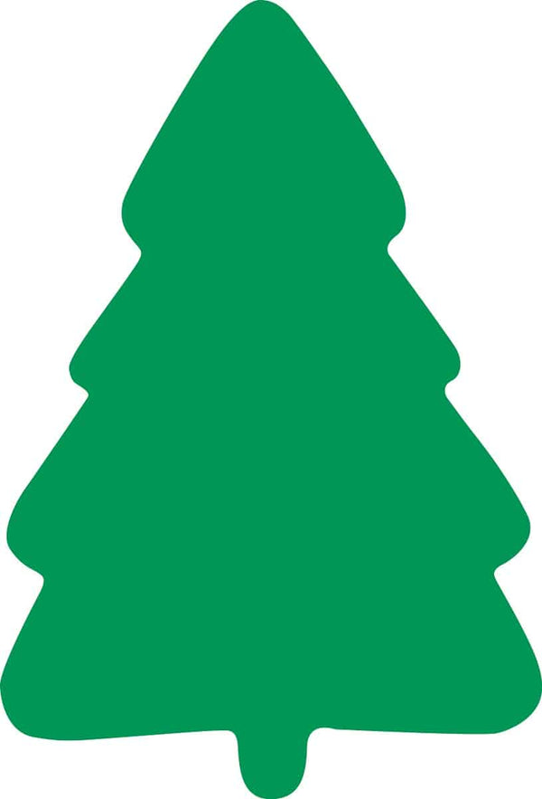 Bright Cutouts - 240 ct., 7" Christmas tree, Green