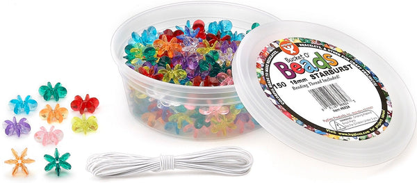 Bucket O'Beads Class Economy - 300 starburst, 18 mm