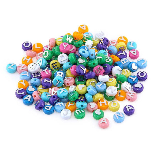 ABC Beads, 80 Colored