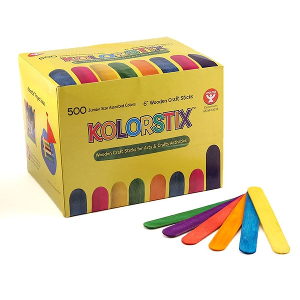 KolorStix - 500 of 6" jumbo-boxed
