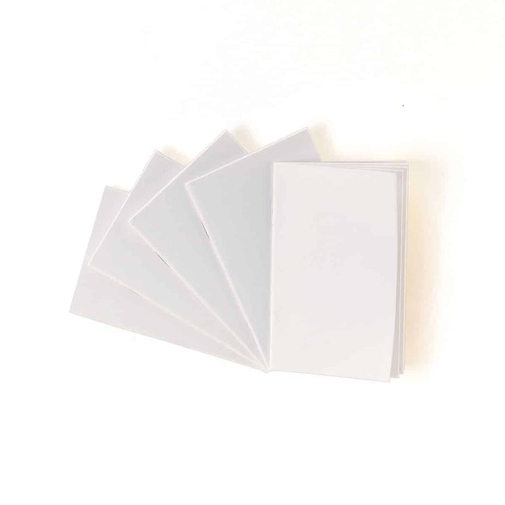 Tiny Bright Books, 2.75"x4.25", 20 White Books