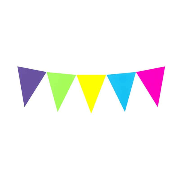 Pennants - 8.5"x23" Asst'd Colors, 12 Pack