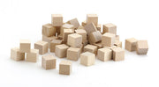 Wood Blocks - 3/4" Blocks, 72 pcs