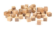 Wood Blocks - 1" Blocks, 48 pcs