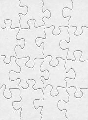 Blank Puzzle - 16pcs, 4"x5.5", 100 puzzles