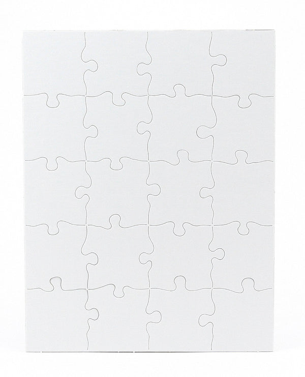 Blank Puzzle - 20pcs, 10.25"x13.25", 12 puzzles