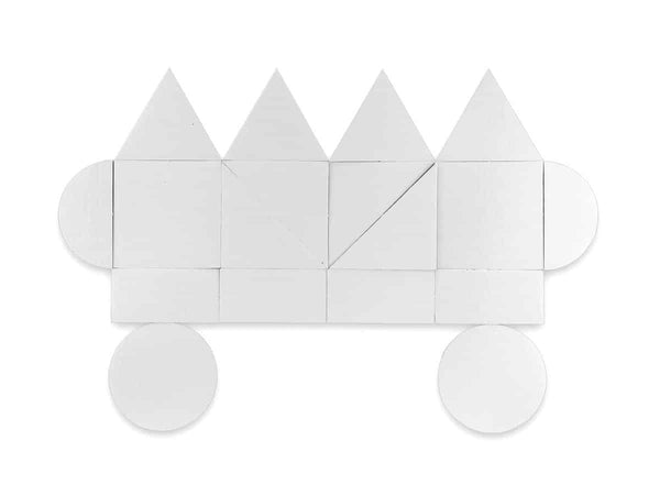 140 Assorted Corrugated Shapes (20 each of 6 shapes and 10 each of 2 shapes)