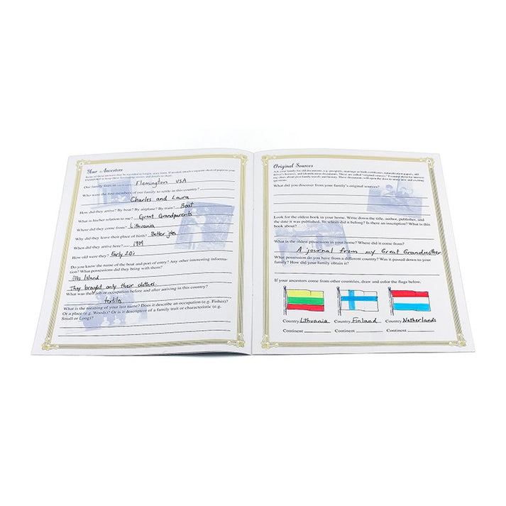 Passport To Your Past Family Workbook - 8.5"x11", Single