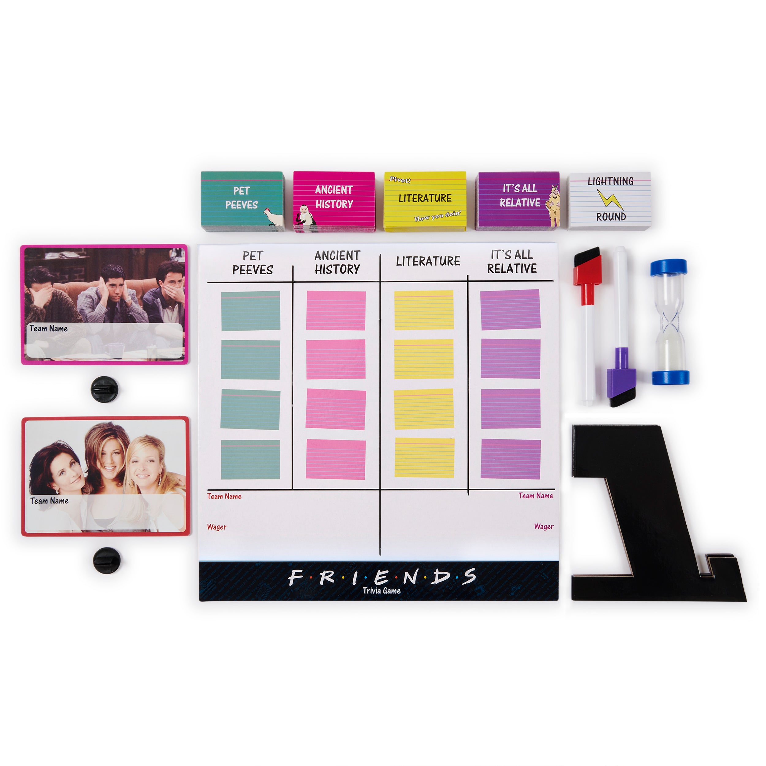 Friends TV Show, The One with the Apartment Bet Party Game, for Adults and Teens Ages 14 and up