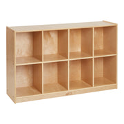 8-Compartment Backpack Storage Unit - Natural