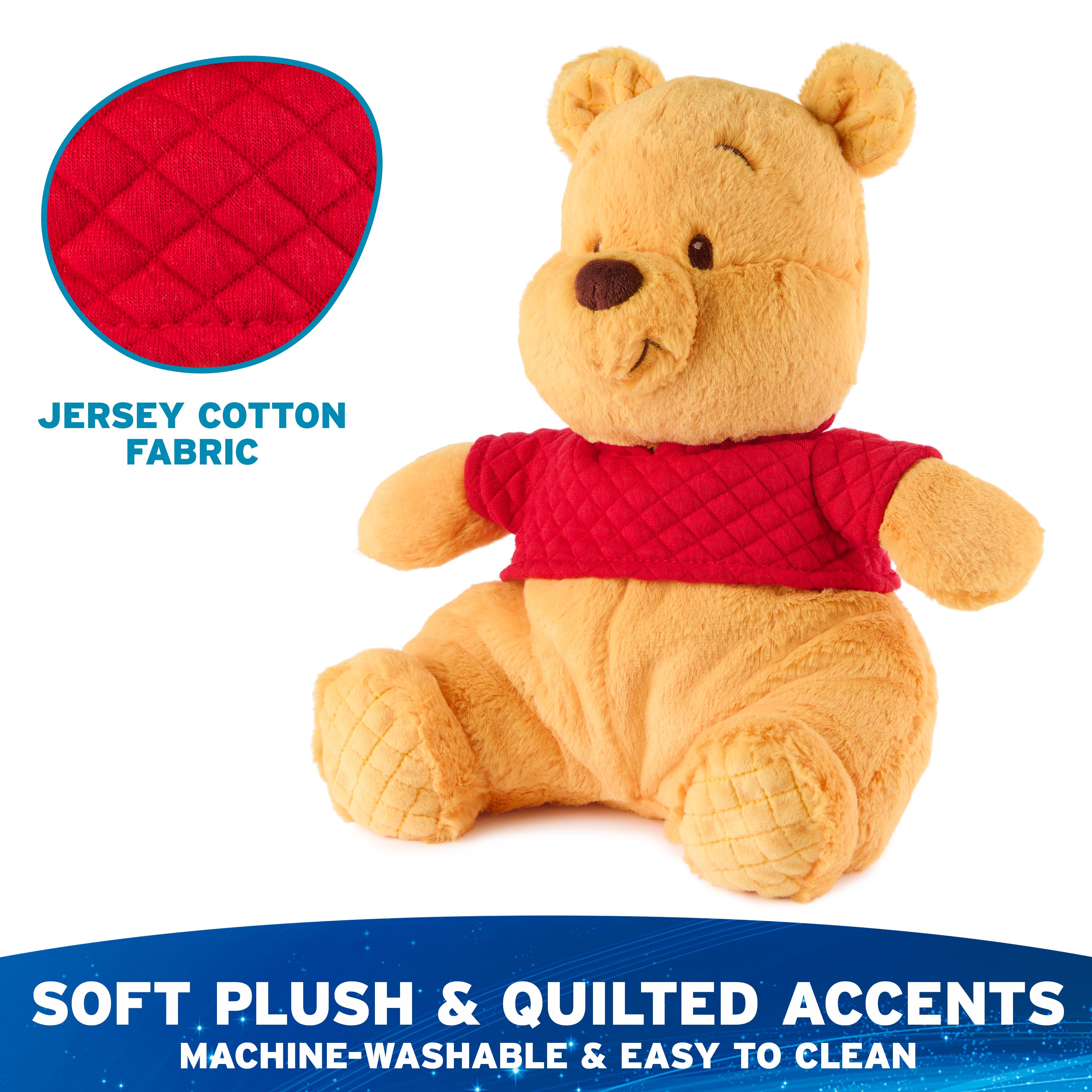 GUND Disney Official Winnie the Pooh Oh So Snuggly Plush, Teddy Bear Stuffed Animal for Babies and Infants, Yellow, 12.5”