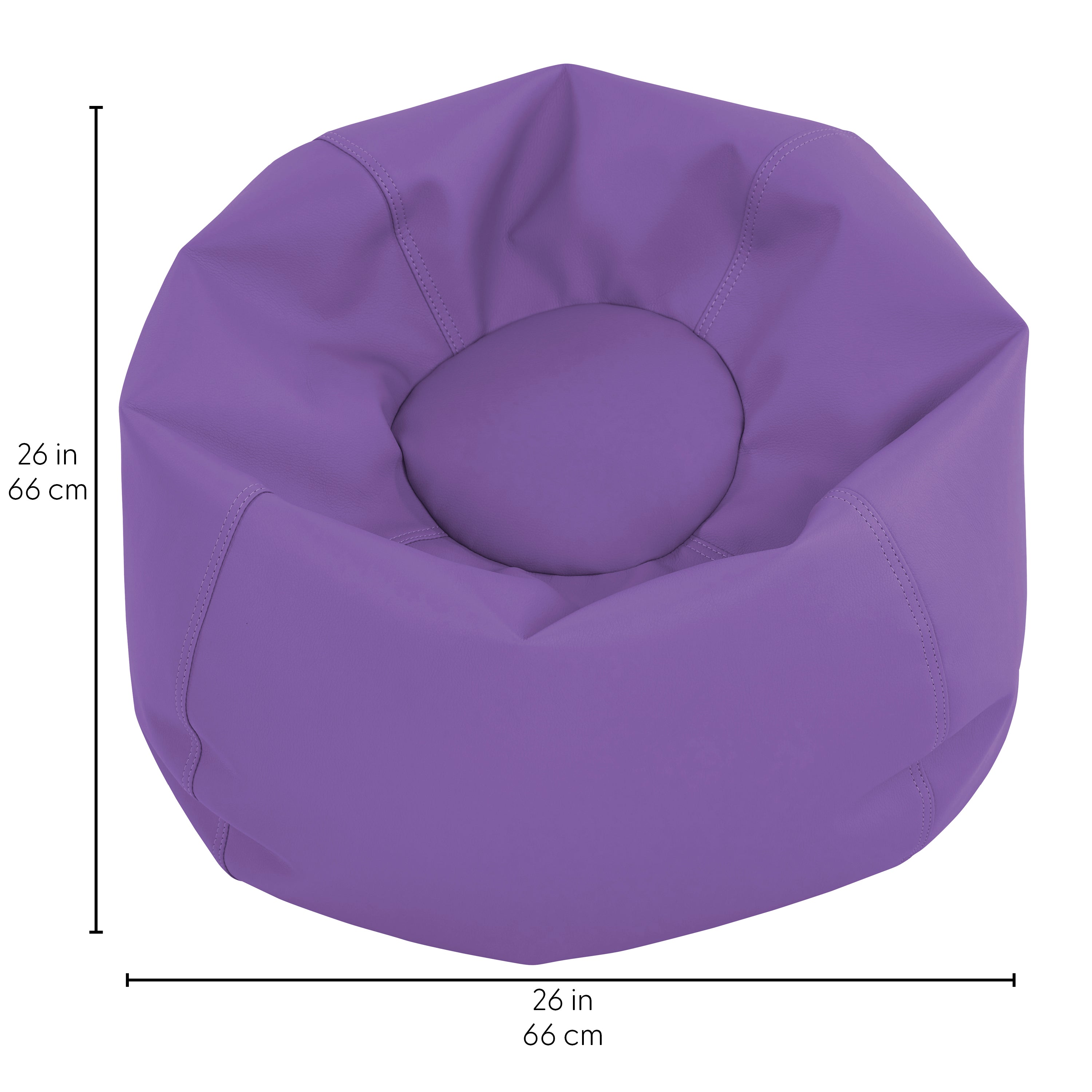 SoftScape Classic 26" Junior Bean Bag - Purple